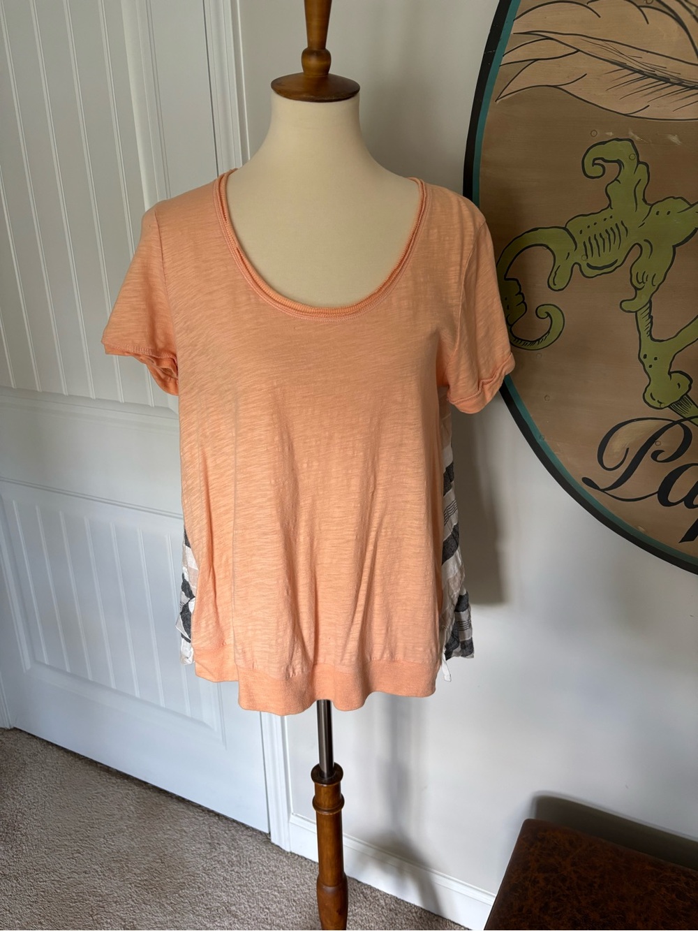 Anthropologie Yellow Button top